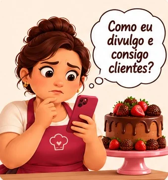Dona Pitada pensando: Como eu divulgo e consigo clientes?